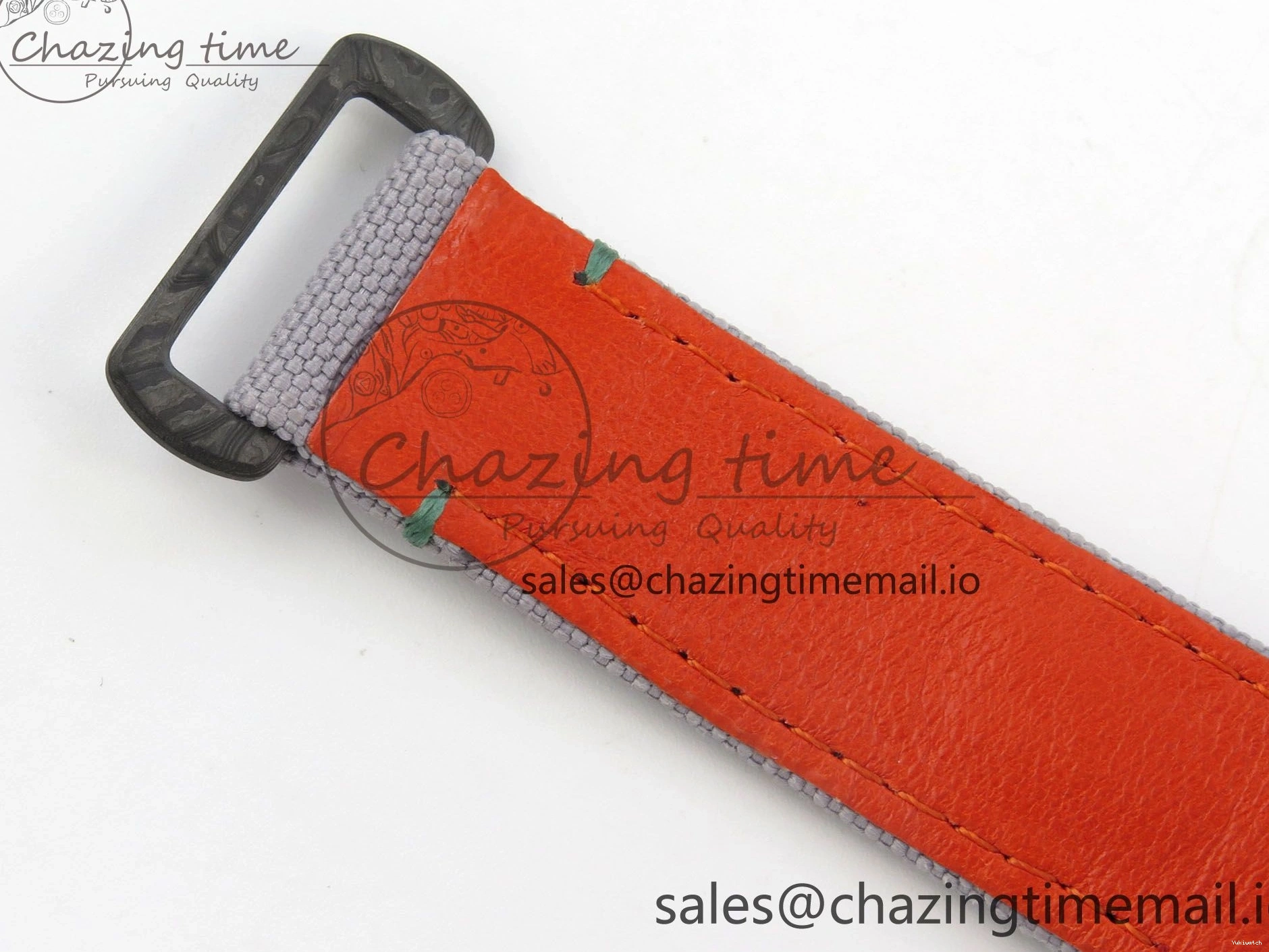 Grey Carbon Edition DIW on and White A7750 Nylon Case Daytona Strap Dial Bezel Green DIWF 0403